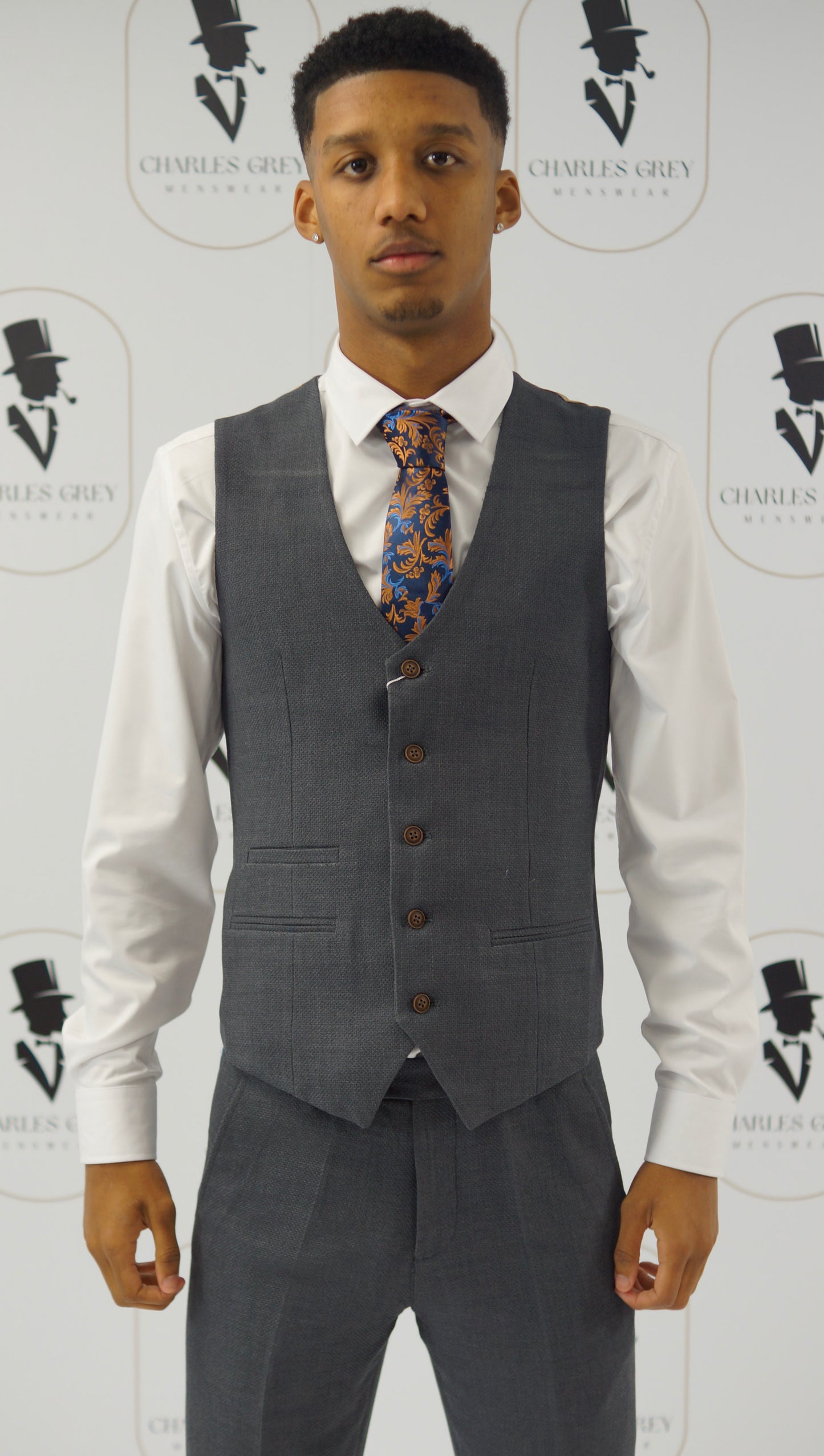 Charlton Grey Waistcoat