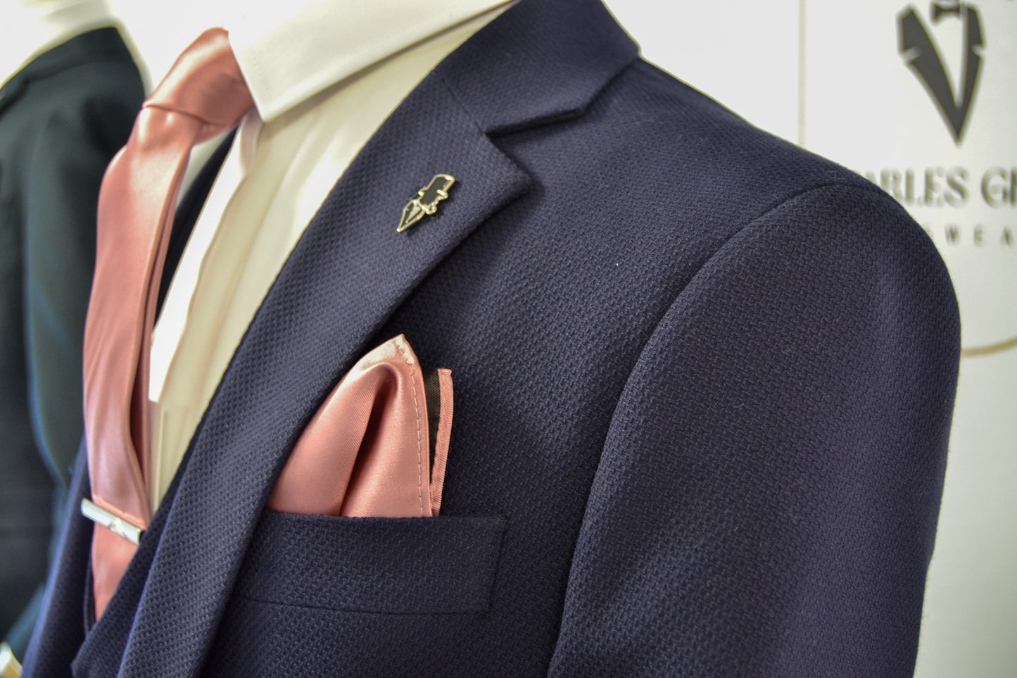 Charlton Navy Jacket