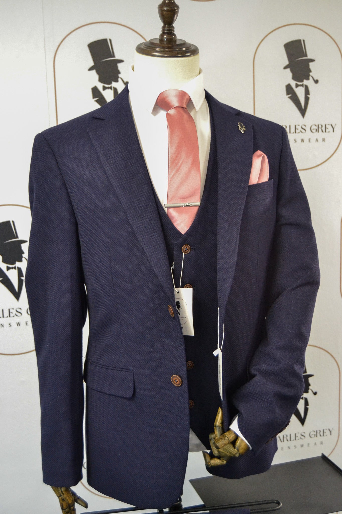Charlton Navy Jacket