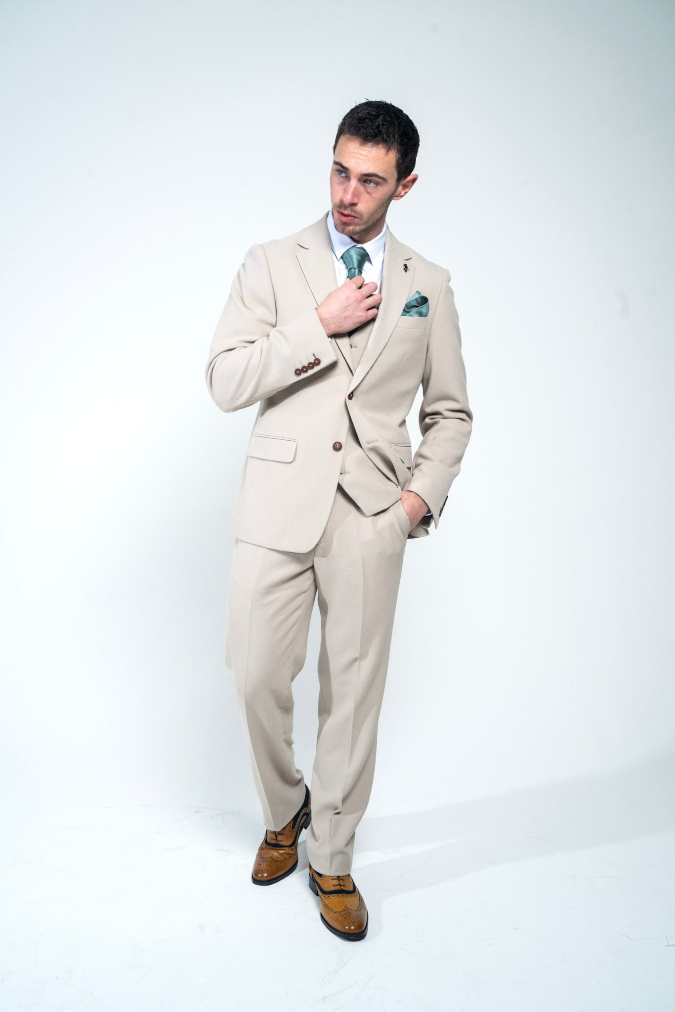 Charlton Beige Trousers