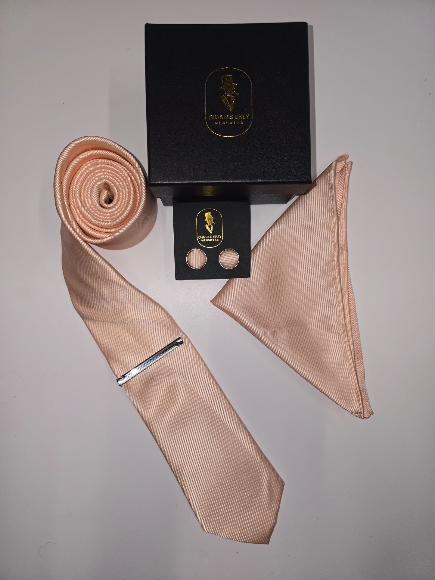 Blush Pink Tie Set