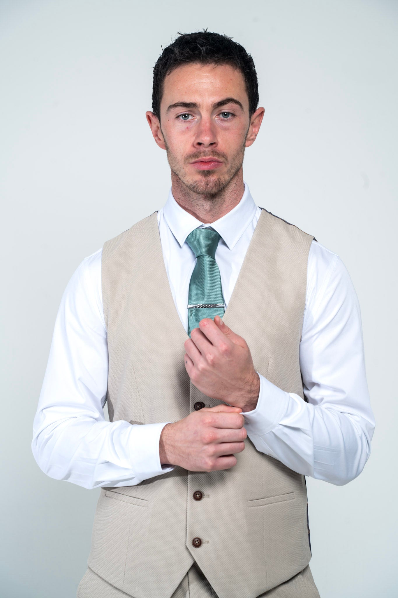 Charlton Beige Waistcoat
