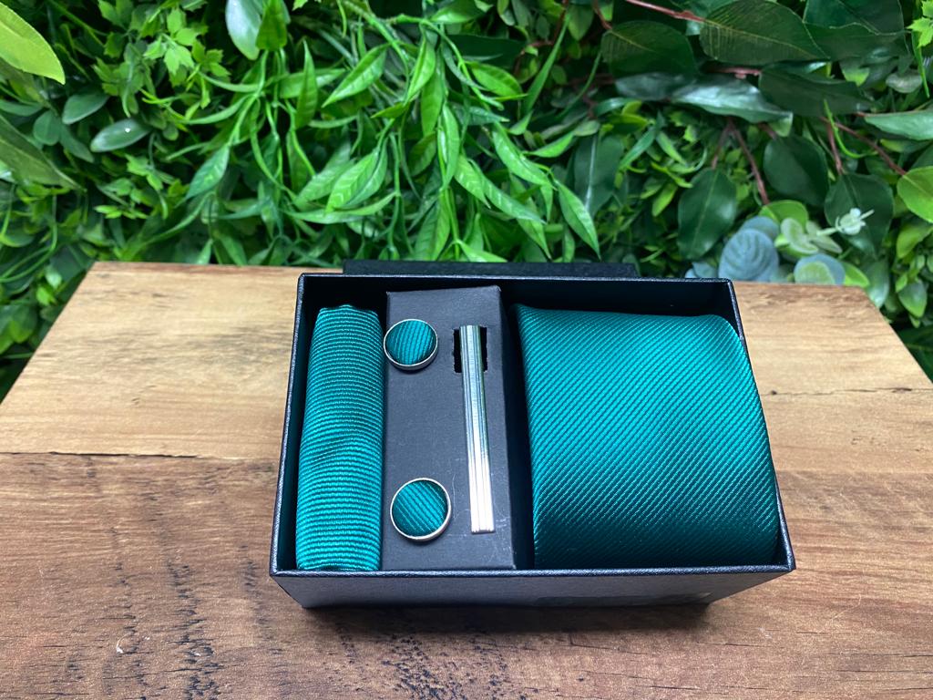 Forest Green Tie Set
