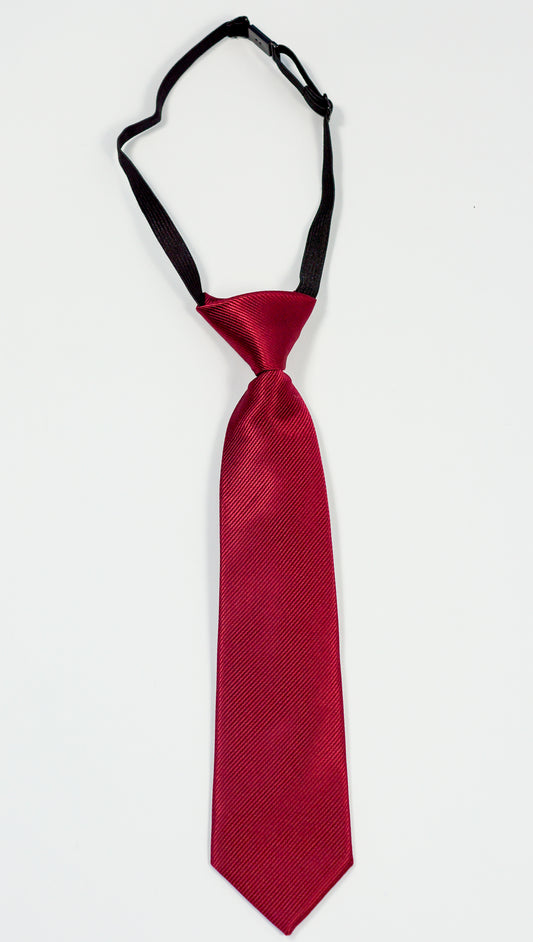 Burgundy Junior Tie