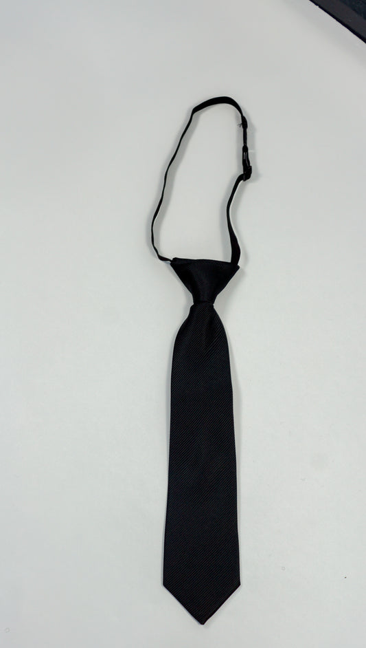 Black Junior Tie