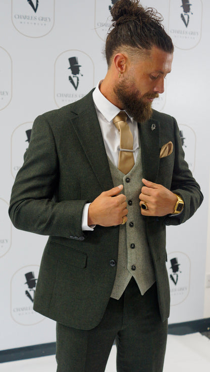 Attenborough 3 Piece Suit – Charles Grey Menswear (view 11)