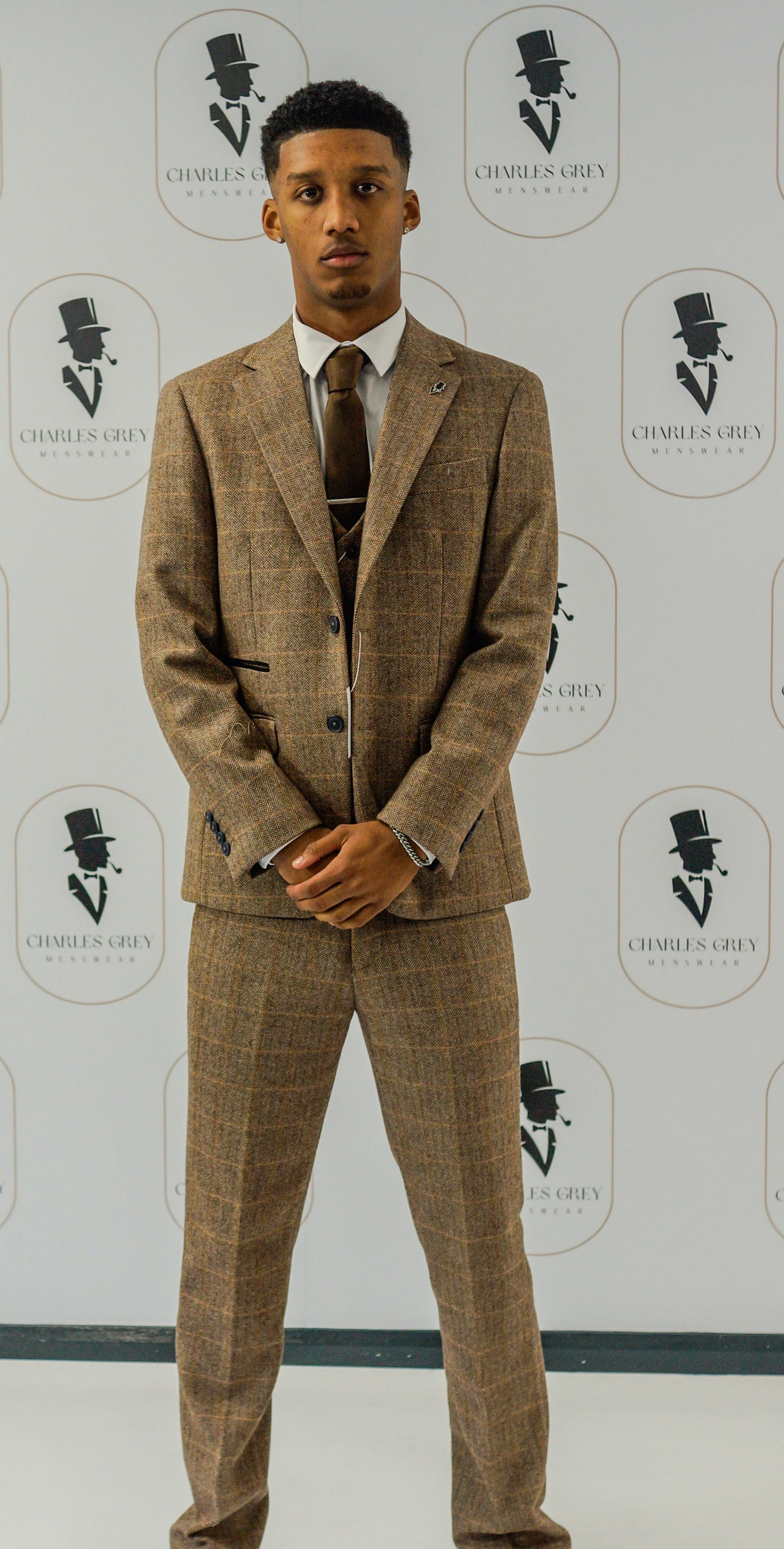 Sherlock Brown 3 Piece Suit