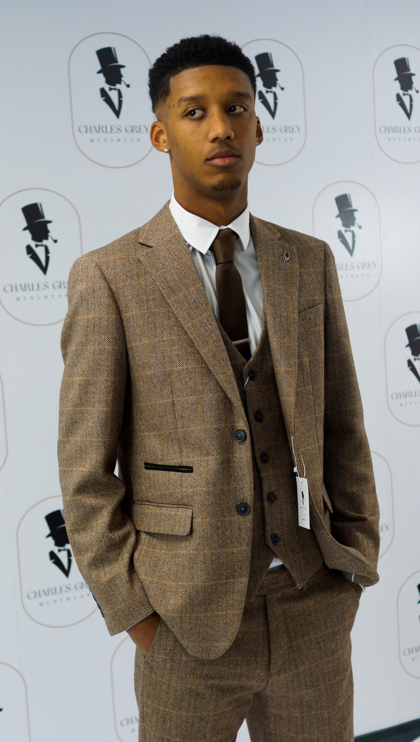 Sherlock Brown 3 Piece Suit