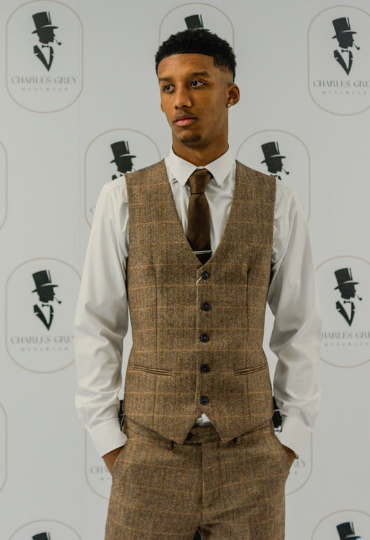 Sherlock Brown Waistcoat