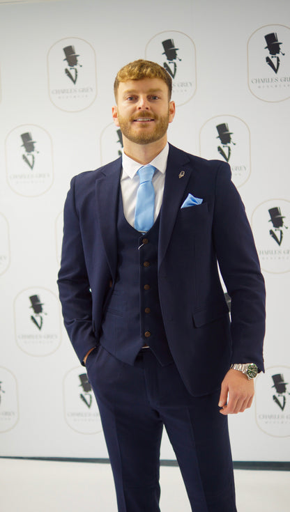 Charlton Navy 3 Piece Suit