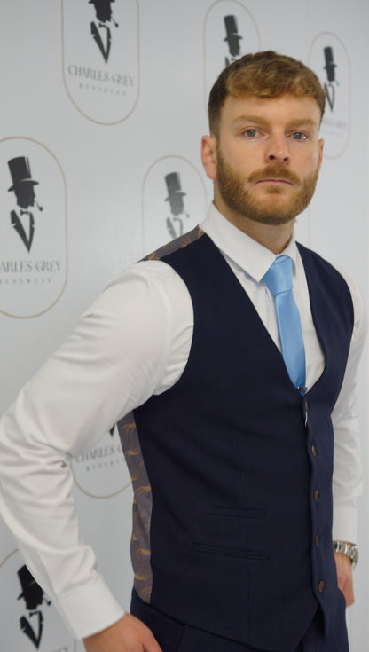 Charlton Navy 3 Piece Suit (view 7)