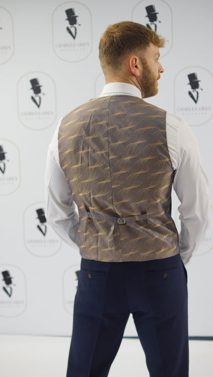 Charlton Navy 3 Piece Suit (view 8)