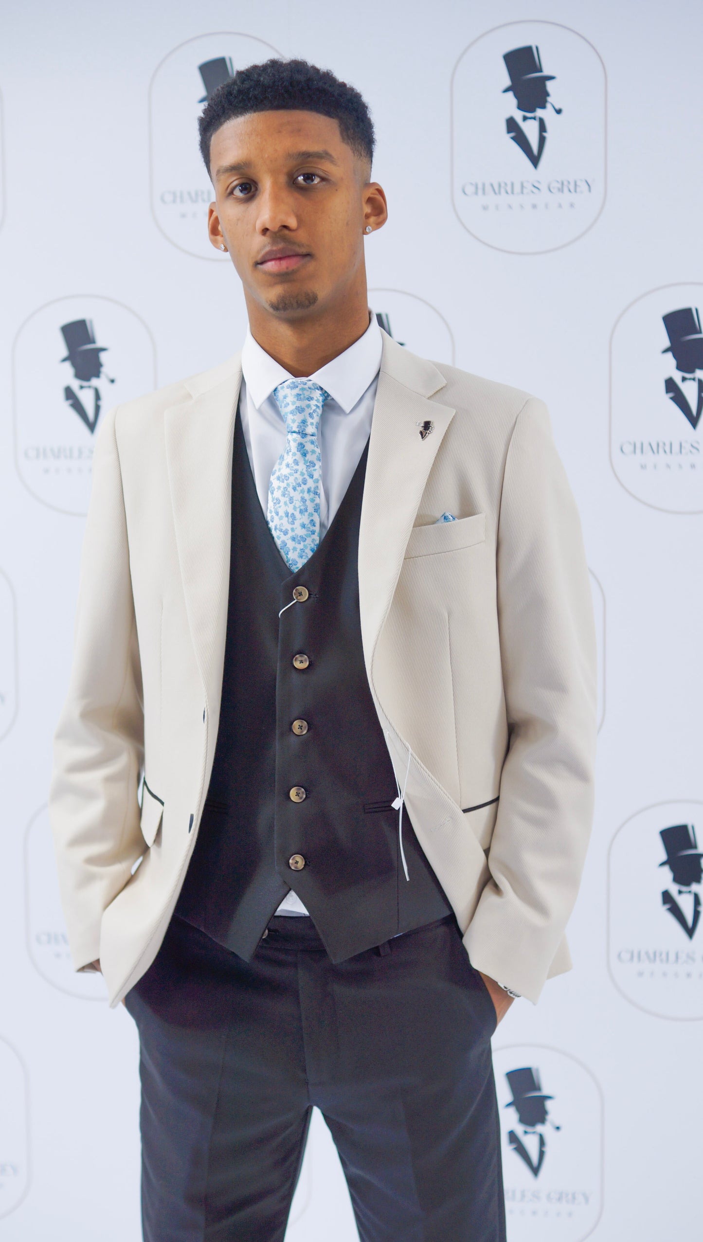 Sandro Beige with Charles Waistcoat and Trouser Mix & Match