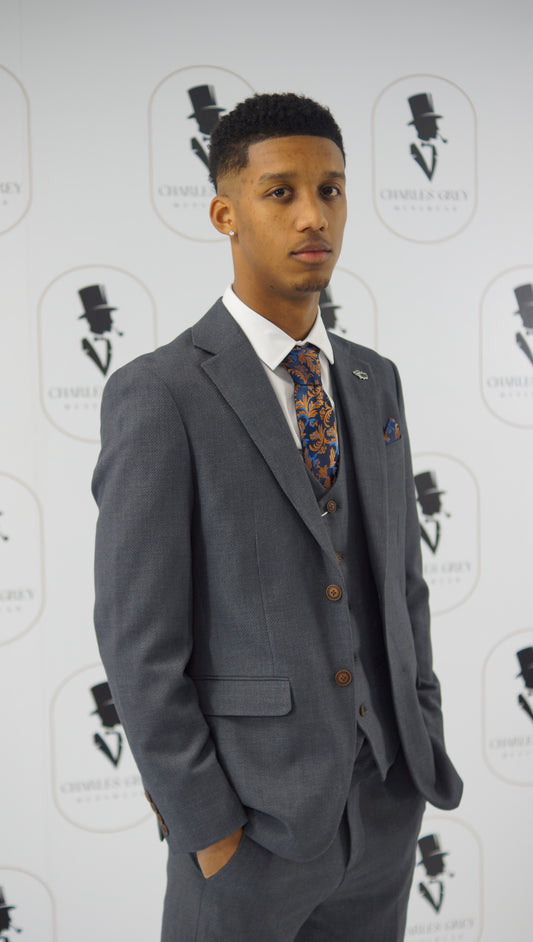 Charlton Grey 2 Piece Suit