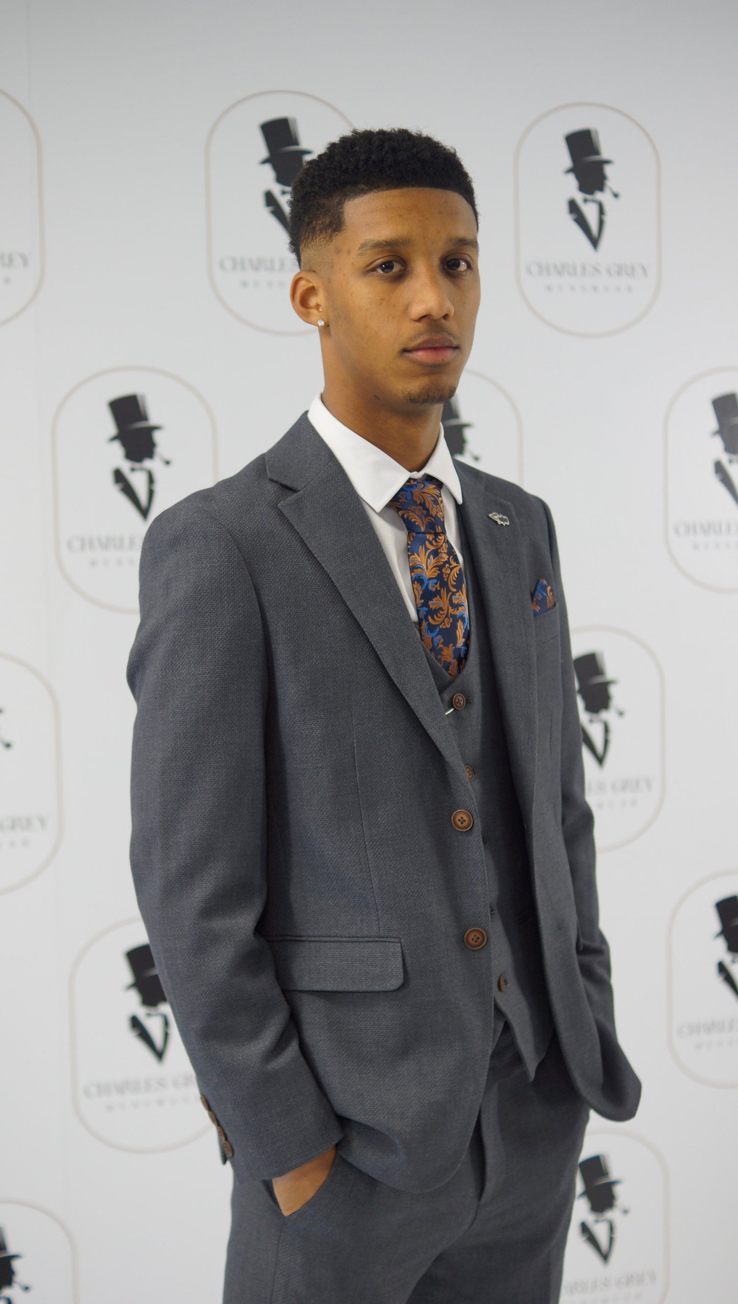 Charlton Grey 2 Piece Suit