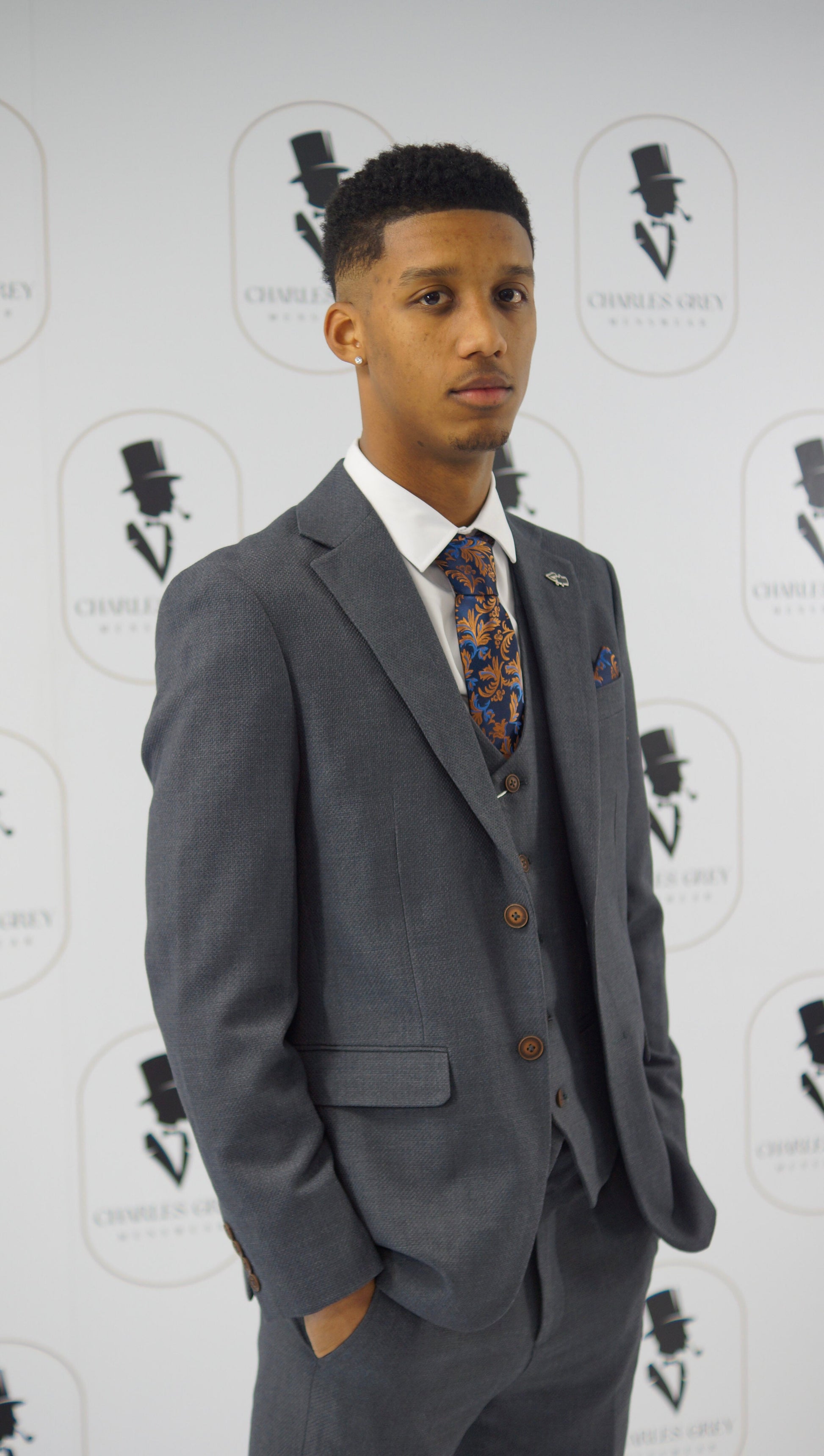 Charlton Grey 2 Piece Suit