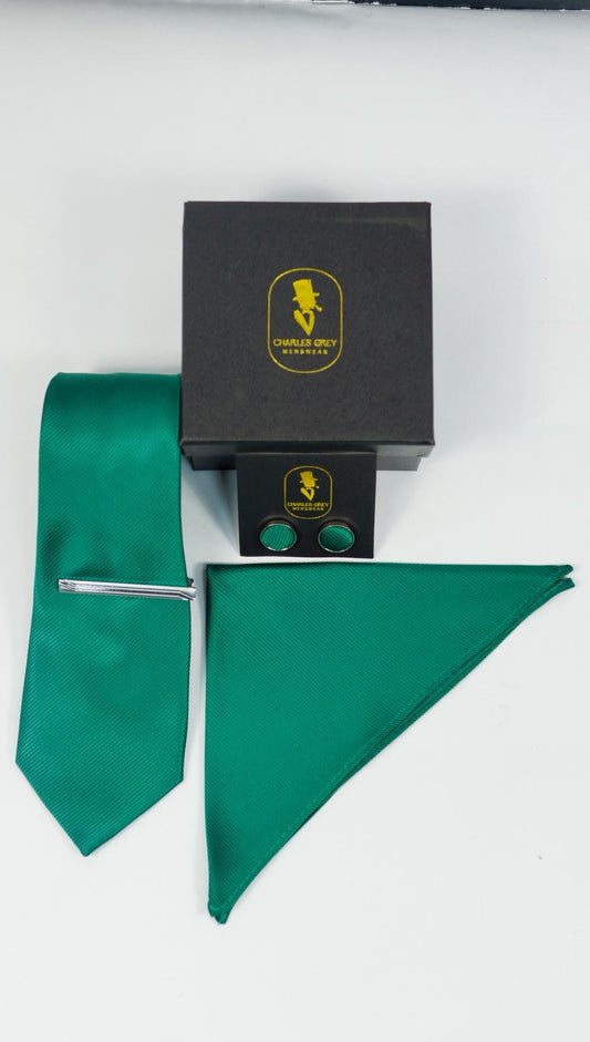 Green Tie Set