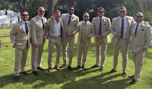 Wolves Footballers & former Newcastle United Footballer Kieran Trippier wearing the Charlton Stone 3 Piece Suit