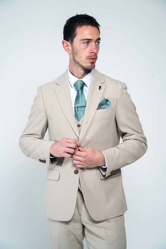Charlton Stone 3 Piece Suit