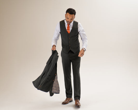 Arthur Olive Trousers – Charles Grey Menswear
