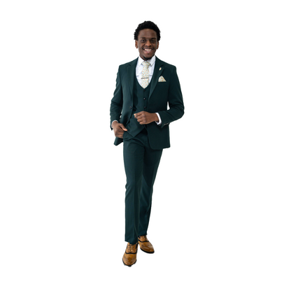 Sandro Olive 3 Piece Suit – Charles Grey Menswear (view 5)
