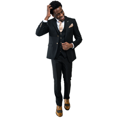 Charles 3 Piece Suit – Charles Grey Menswear (view 2)