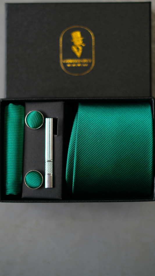 Forest Green Tie Set