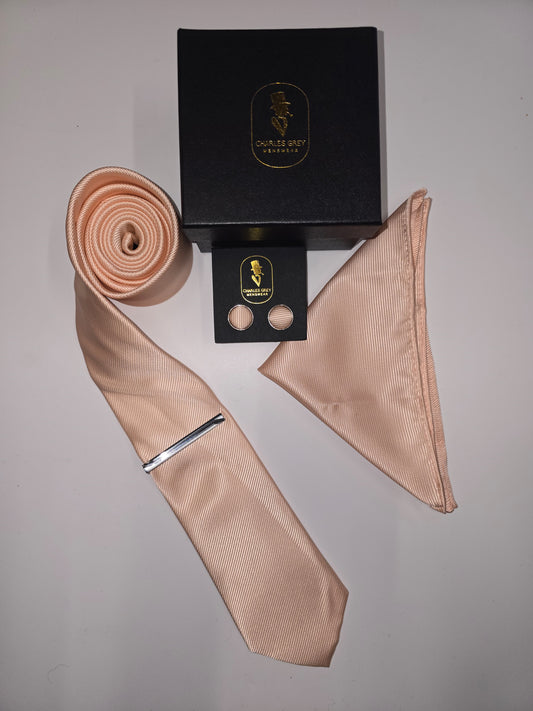 Blush Pink Tie Set